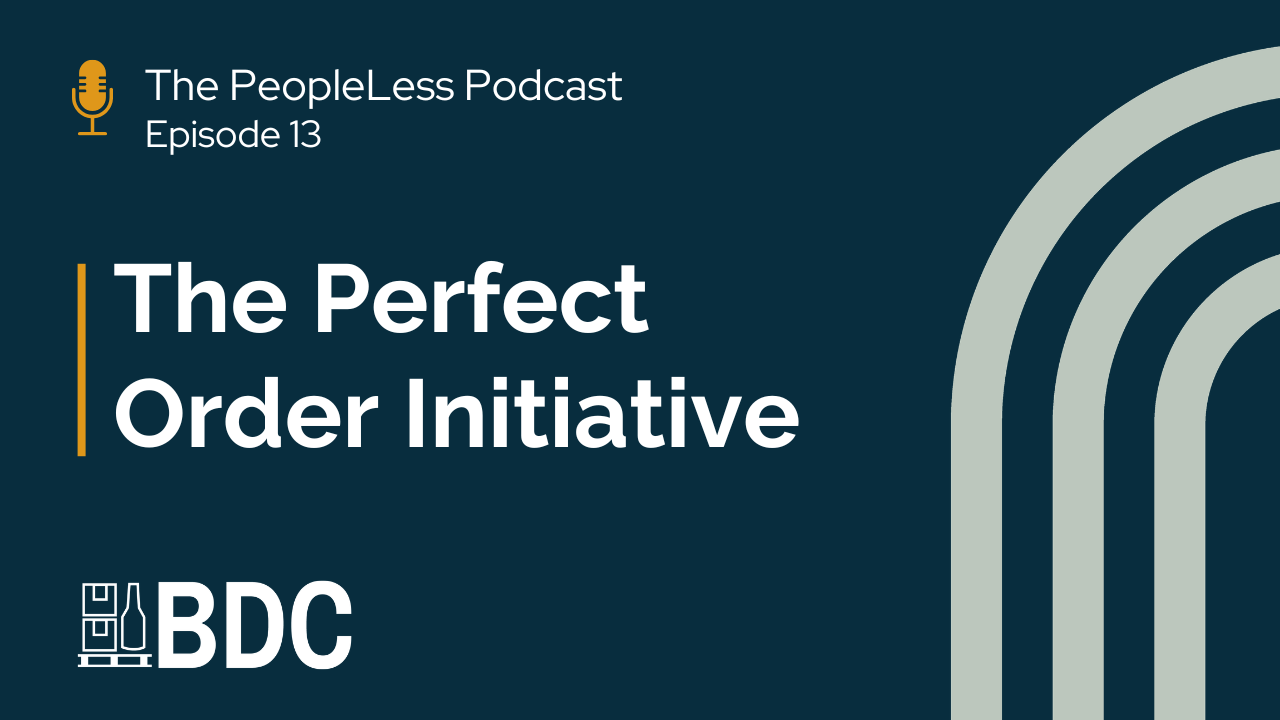 Podcast promo graphic for The PeopleLess Podcast Episode 11: "Digital Transformation Strategy & Masterclass Execution: Transformational Readiness." Features BDC logo and curved white lines on a dark blue background.